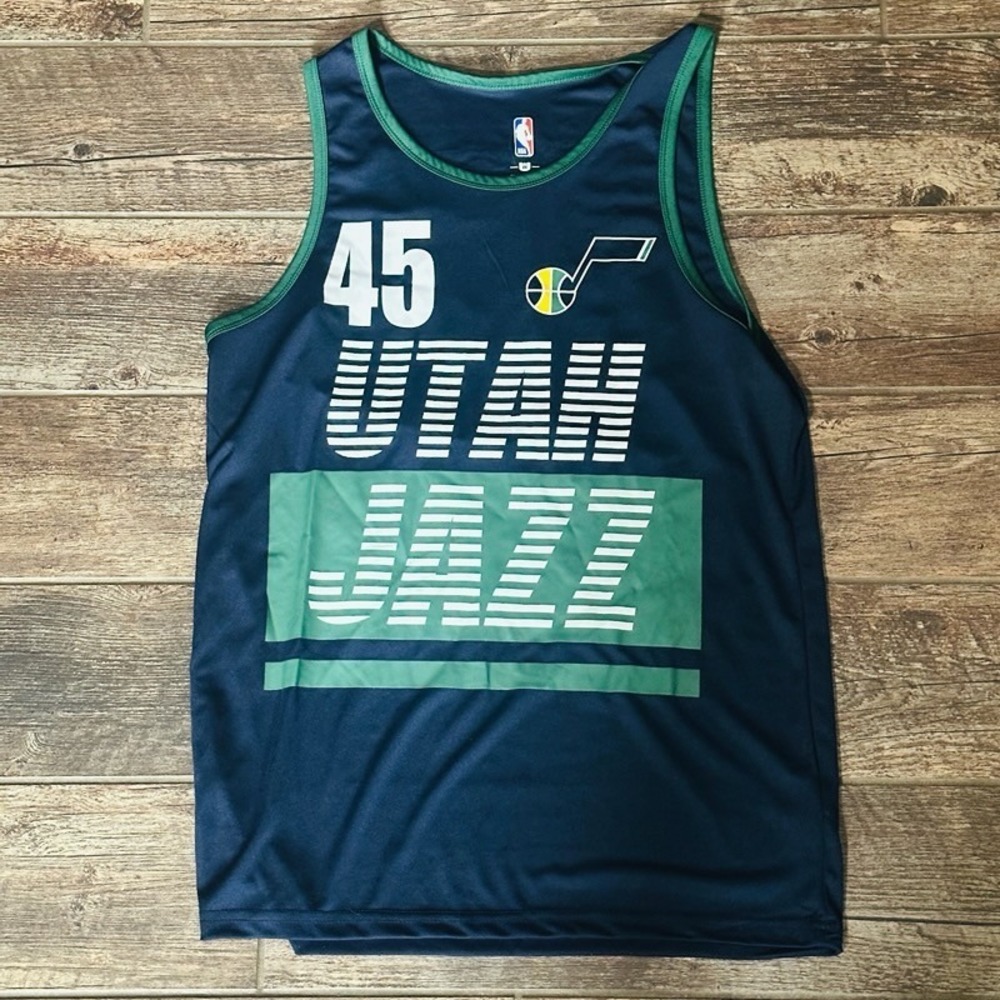 NBA Utah Jazz #45 Mitchell Jersey Tank Top Size Medium M